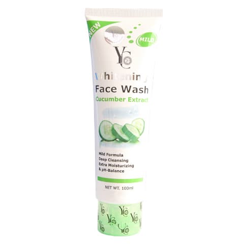 Face Wash Whitening Cucumber YC brand Thai product